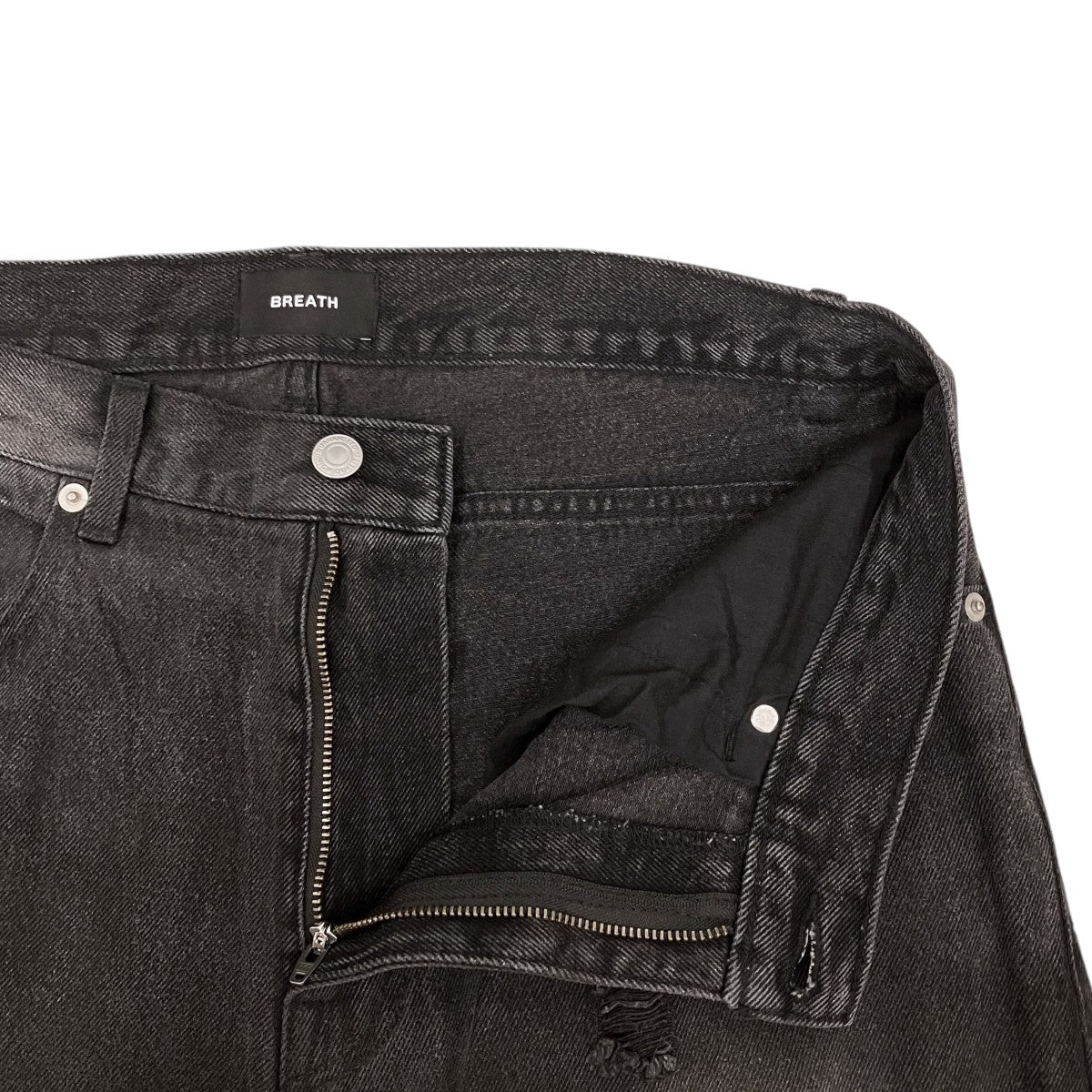 BREATH 25AW COATING DAMAGE DENIM PANTS BR25AW-P1015 古着・中古-7枚目のアイテム画像