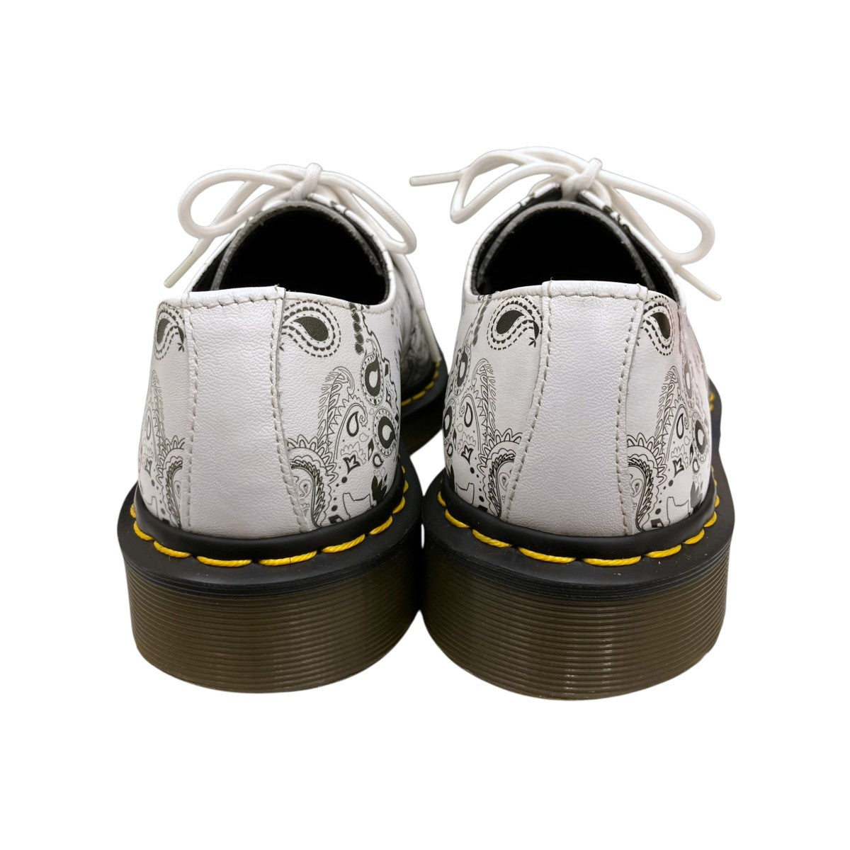 Dr．Martens バンダナホワイト ブラックレザーシューズ1461 古着・中古-4枚目のアイテム画像
