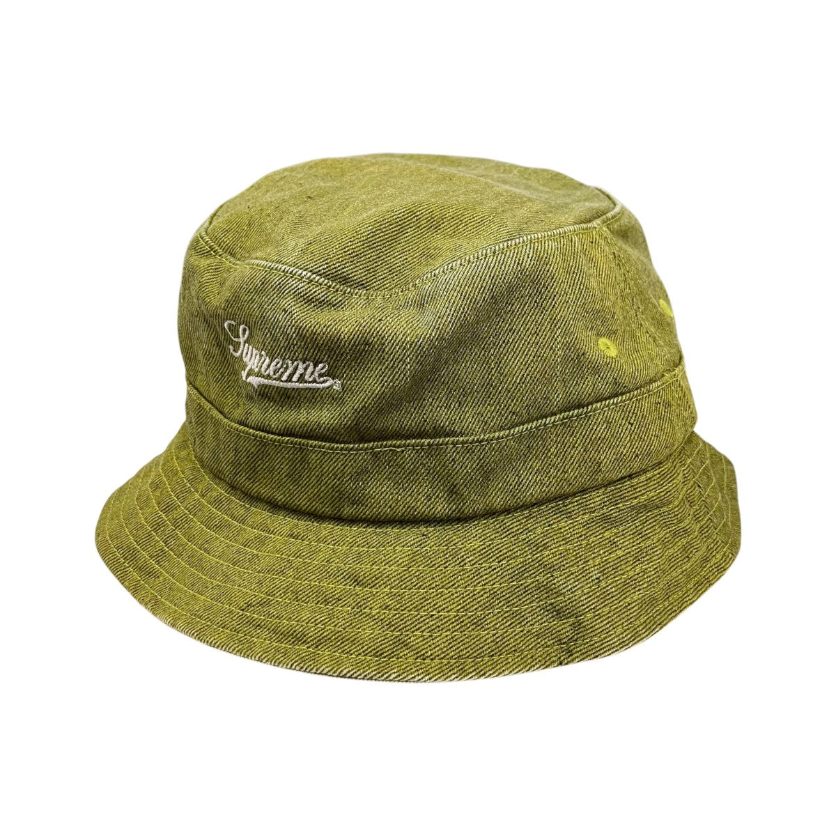 Supreme Coated Denim Crusherバケットハット 古着・中古-1枚目のアイテム画像
