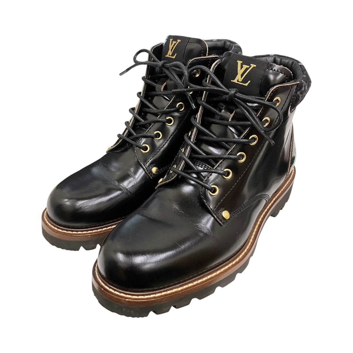 LOUIS VUITTON オーベルカンプフ・ライン・アンクルブーツ 古着・中古-1枚目のアイテム画像