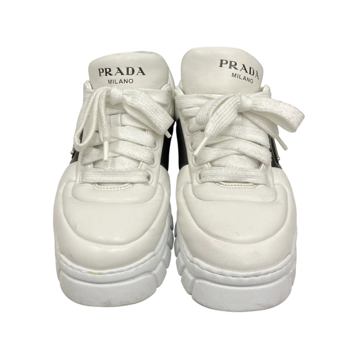 PRADA トライアングルロゴローカットスニーカー 2EE386 古着・中古-2枚目のアイテム画像
