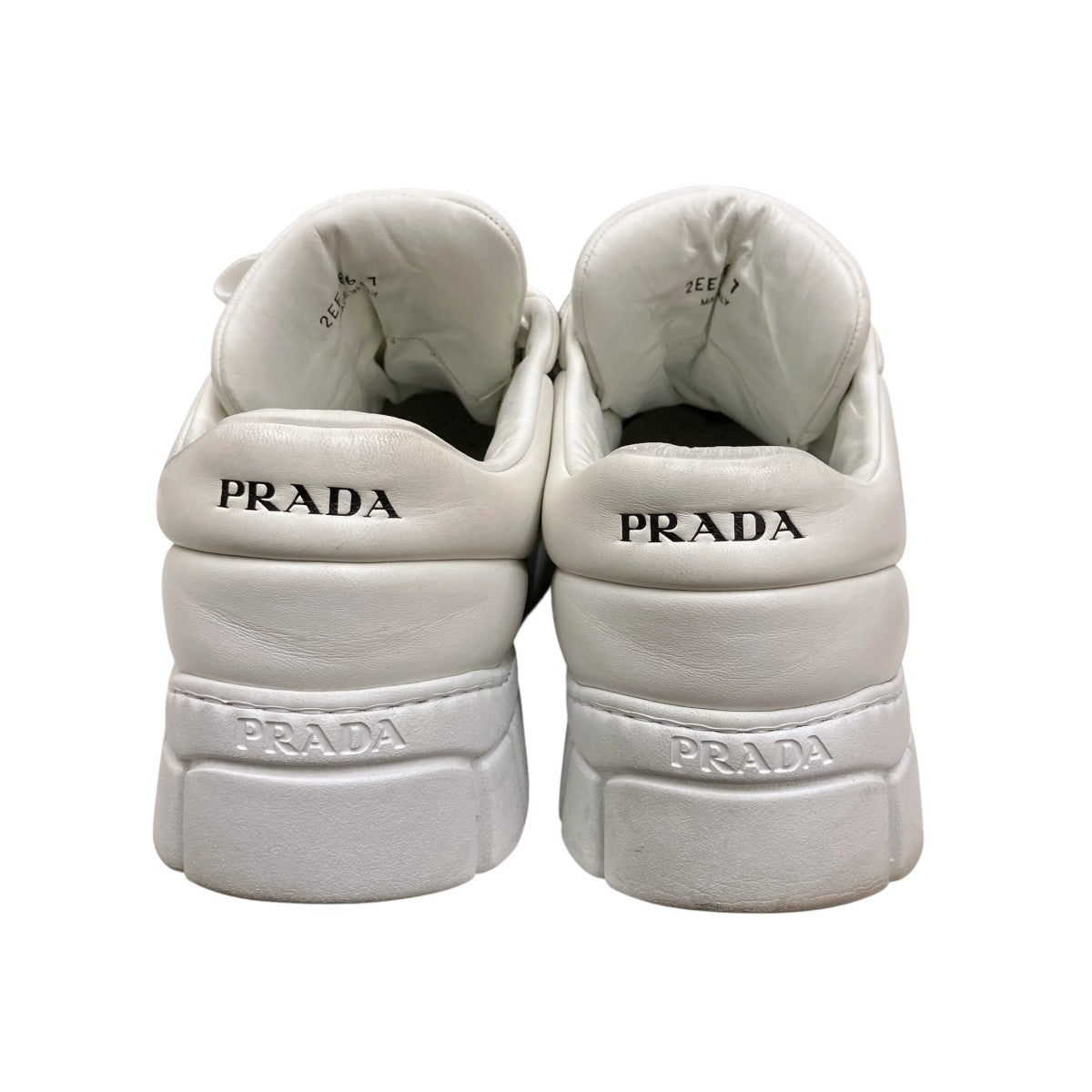 PRADA トライアングルロゴローカットスニーカー 2EE386 古着・中古-4枚目のアイテム画像