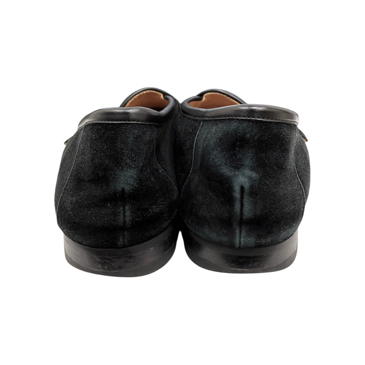 UNITED ARROWS スエードシングルモンクストラップスリッポンローファー 古着・中古-4枚目のアイテム画像