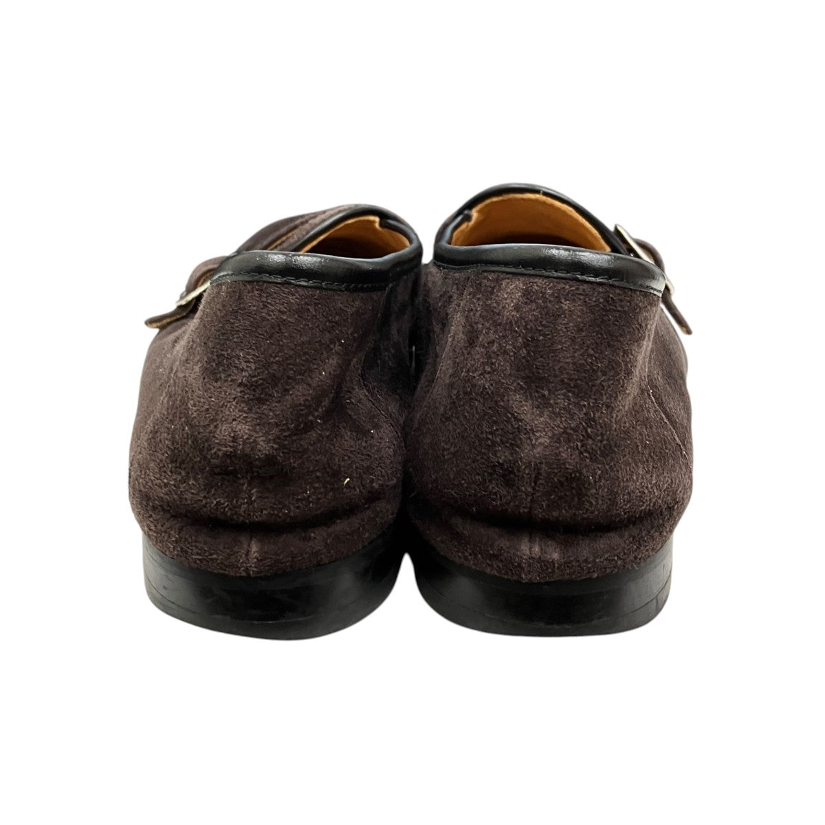 UNITED ARROWS スエードシングルモンクストラップスリッポンローファー 古着・中古-4枚目のアイテム画像