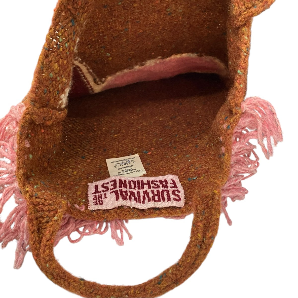 SURVIVAL OF THE FASHIONEST ニットバッグトートバッグ 古着・中古-3枚目のアイテム画像