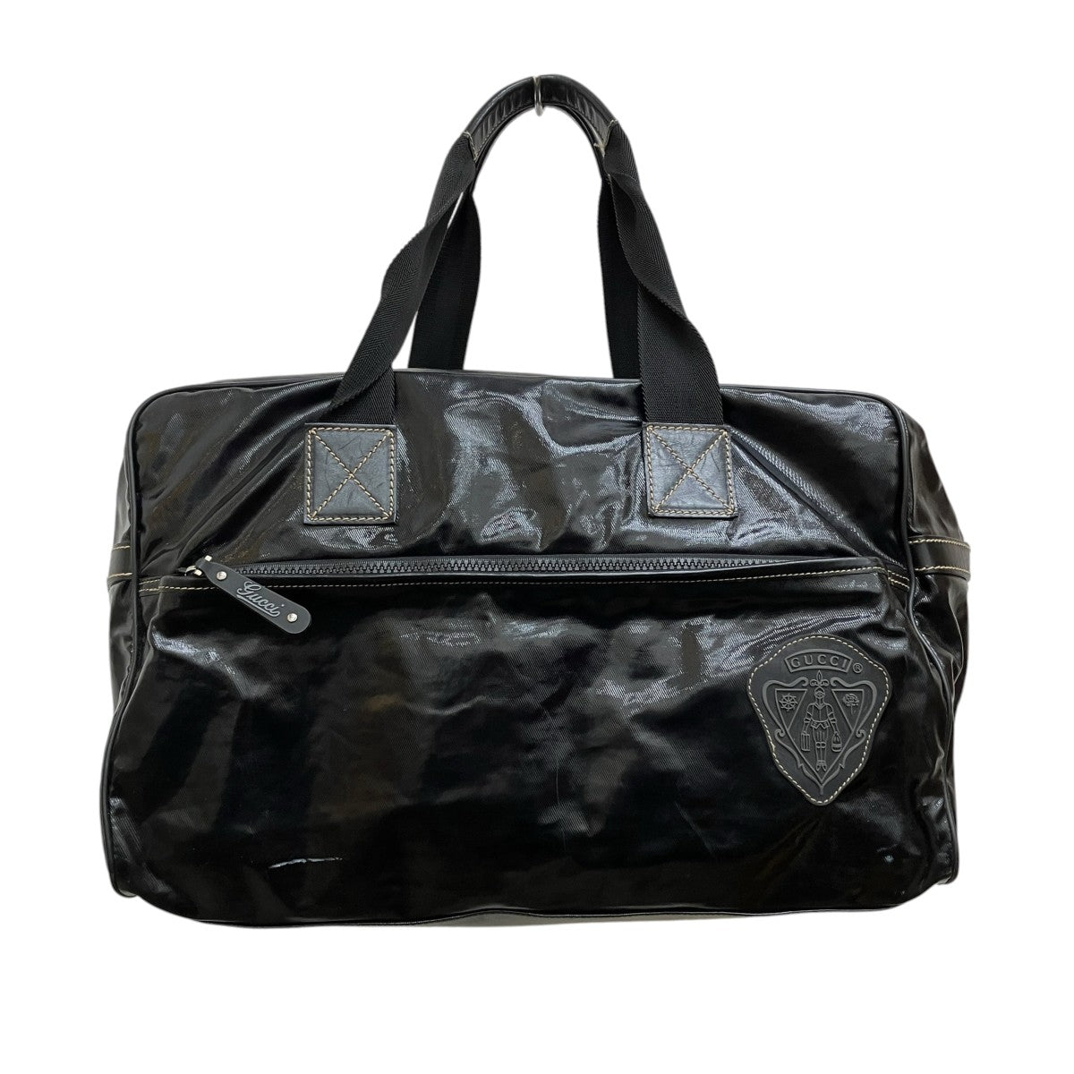GUCCI クレストエンブレムボストンバッグ181097 古着・中古-1枚目のアイテム画像