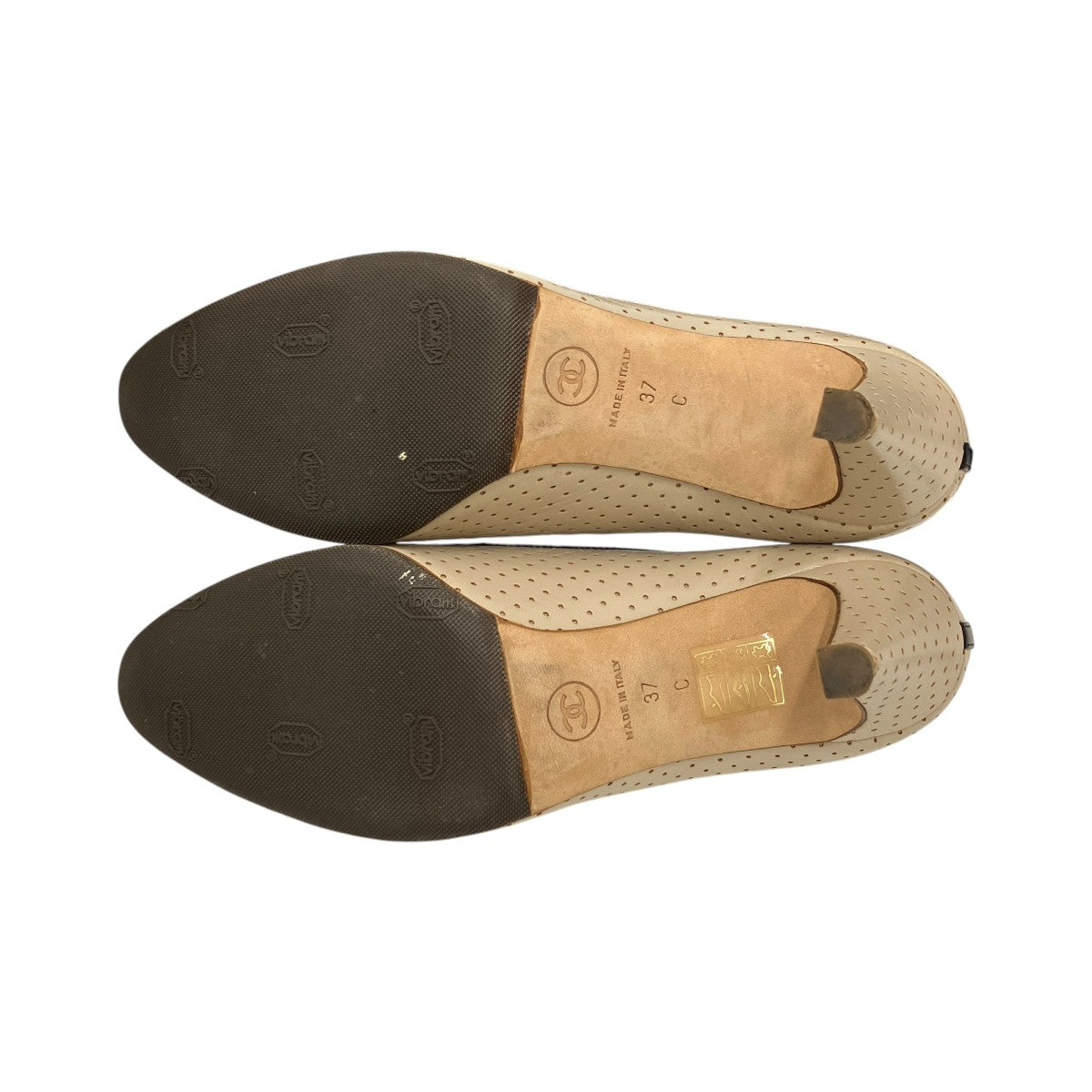 CHANEL ココマーク パンチングヒールパンプスG27742 古着・中古-5枚目のアイテム画像