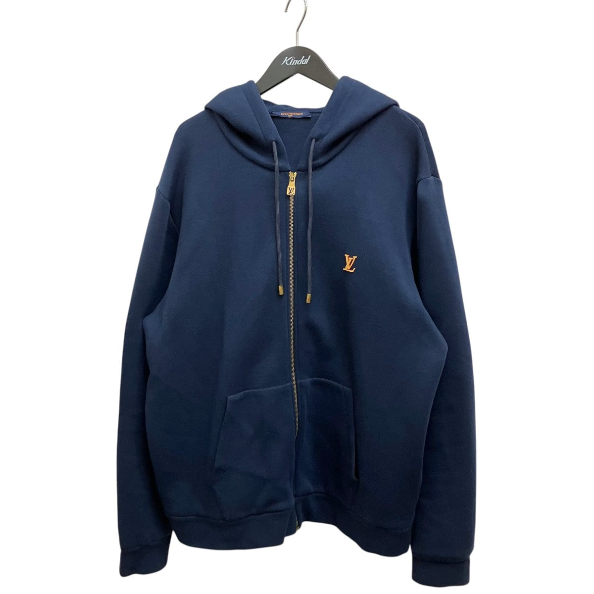 LOUIS VUITTON 26AW ジップフーディ ウィズ シグネチャー RM262MQ CFJ HVY41W 古着・中古-1枚目のアイテム画像