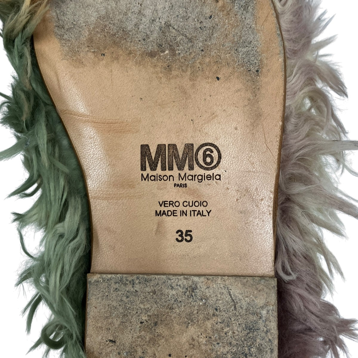 MM6 Maison Margiela ファースリッパ40WX0009 古着・中古-8枚目のアイテム画像