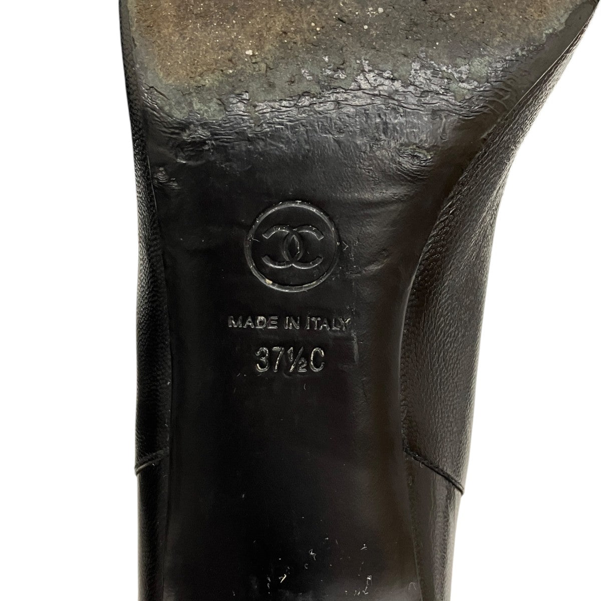 CHANEL ココマーク パテントレザーショートブーツ 038137 古着・中古-8枚目のアイテム画像