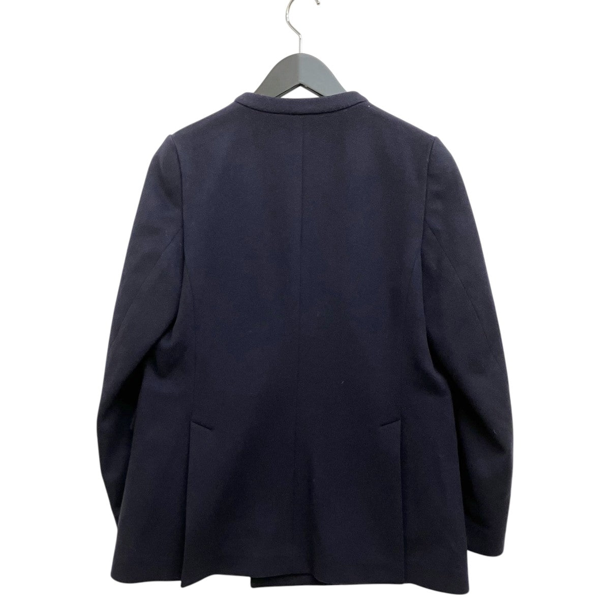 SHE Tokyo ウール×カシミヤノーカラージャケットS-JK-39 古着・中古-2枚目のアイテム画像