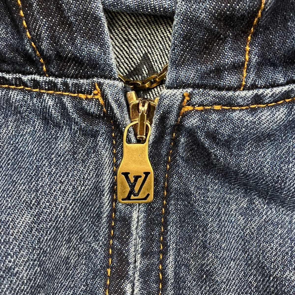 LOUIS VUITTON 26AW モノグラム ウォッシュドデニム フーデッドブルゾン RM262M PN2 HVA81W 古着・中古-5枚目のアイテム画像