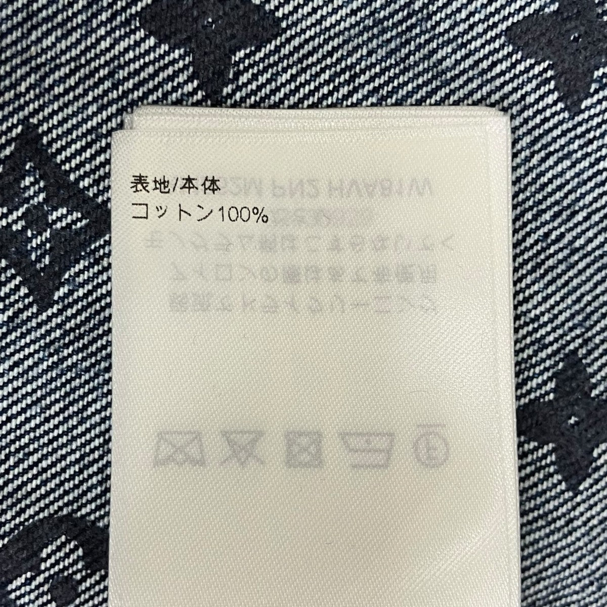 LOUIS VUITTON 26AW モノグラム ウォッシュドデニム フーデッドブルゾン RM262M PN2 HVA81W 古着・中古-8枚目のアイテム画像
