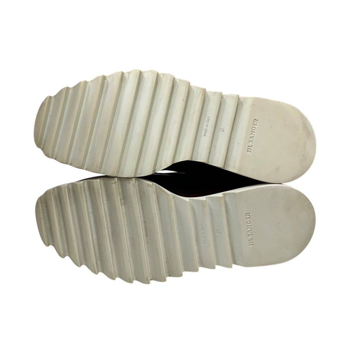 JIL SANDER ウッド プラットフォーム シャークソール レースアップ ダービーシューズ 古着・中古-5枚目のアイテム画像