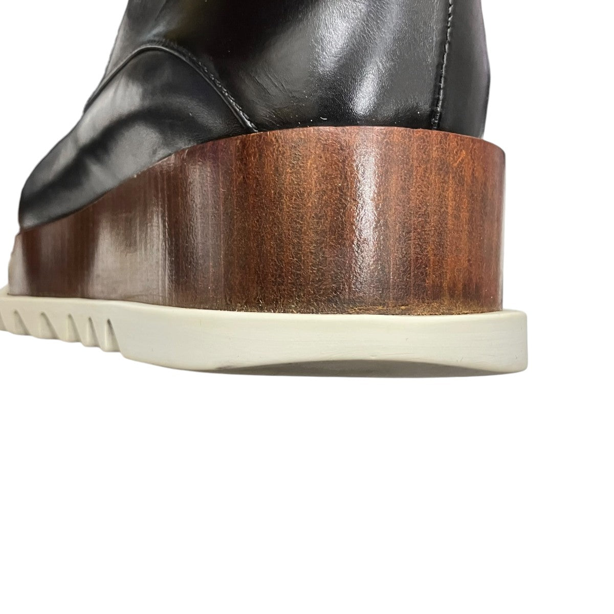 JIL SANDER ウッド プラットフォーム シャークソール レースアップ ダービーシューズ 古着・中古-6枚目のアイテム画像