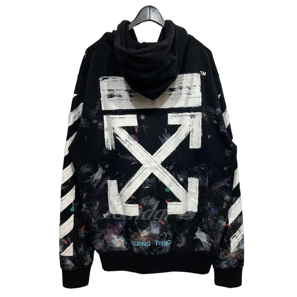 OFF-WHITE(オフホワイト) 21S／S Galaxy Brushed Zip Up Hoodie ジップ ...