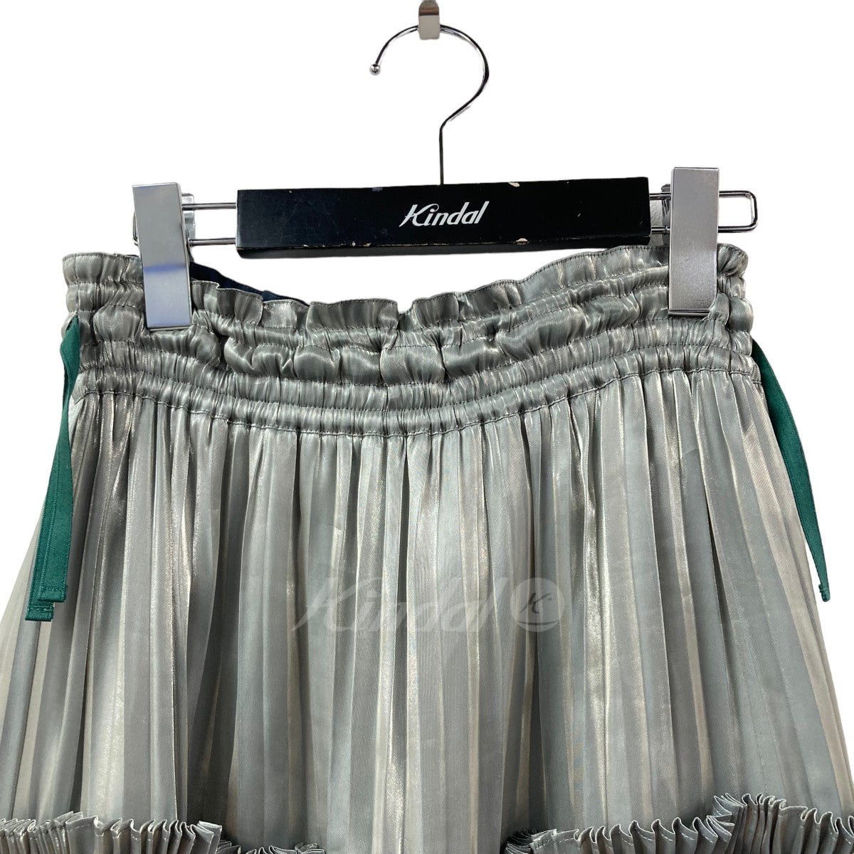 ENFOLD(エンフォルド) Gloss Air レイヤープリーツスカート