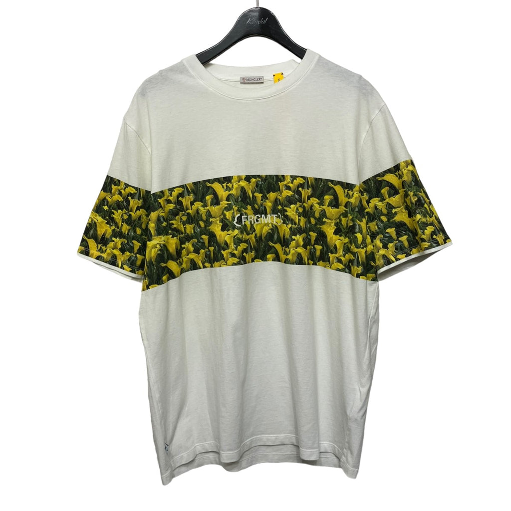 MONCLER×FRAGMENT DESIGN プリントTシャツ I209U8C00001 ホワイト 