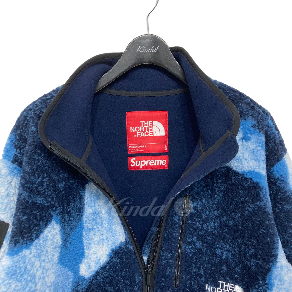 THE NORTH FACE×Supreme Bleached Denim Print Fleece jacket NA521001 ...