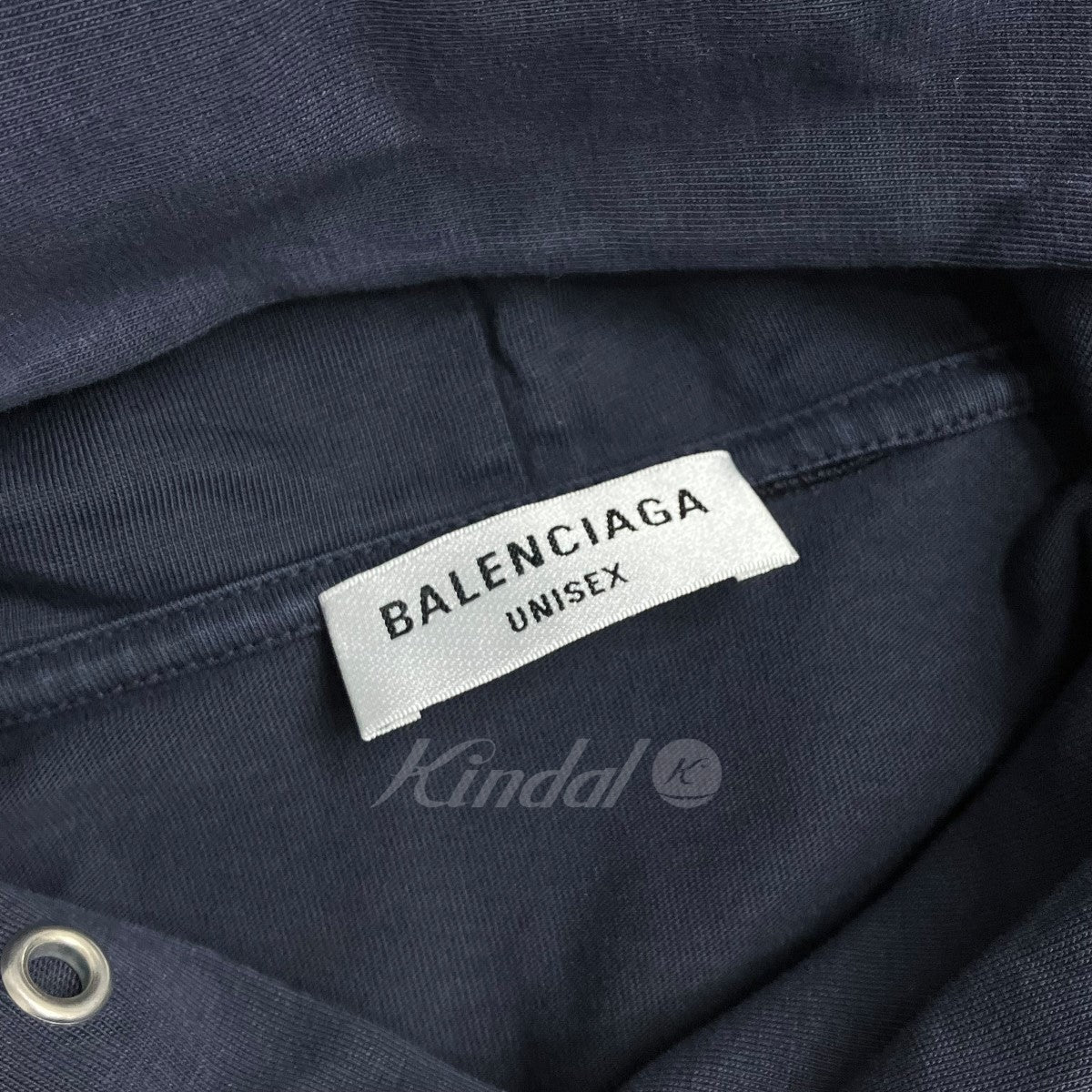 BALENCIAGA(バレンシアガ) 21AW USED加工カレッジロゴパーカー