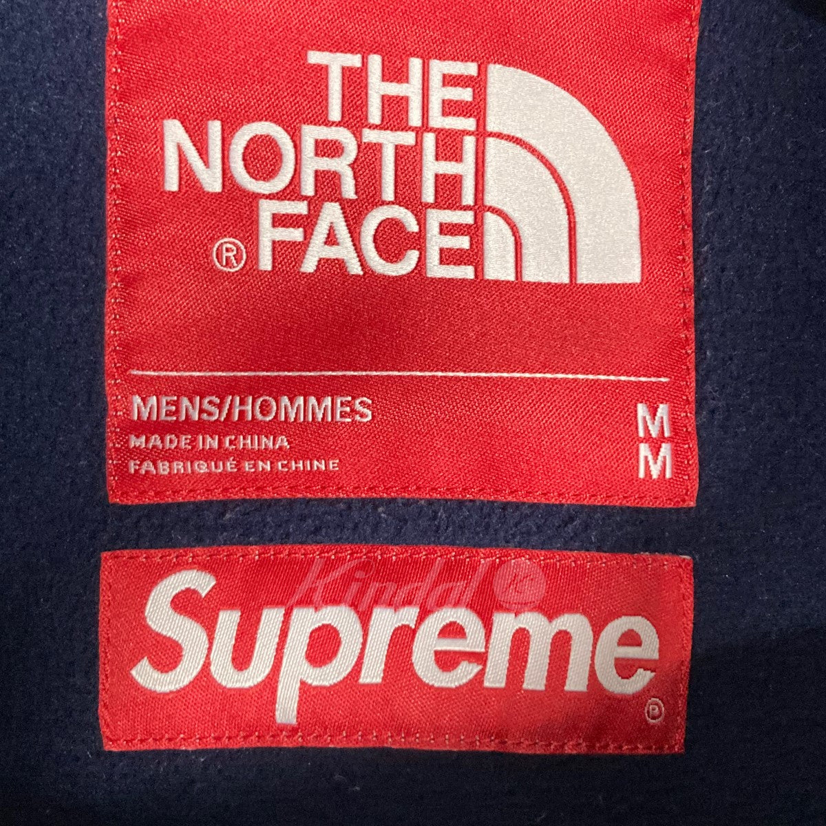 Supreme×THE NORTH FACE 21AW Bleached Denim Print Fleece Jacket NA52100I  ネイビー サイズ M｜【公式】カインドオルオンライン ブランド古着・中古通販【kindal】