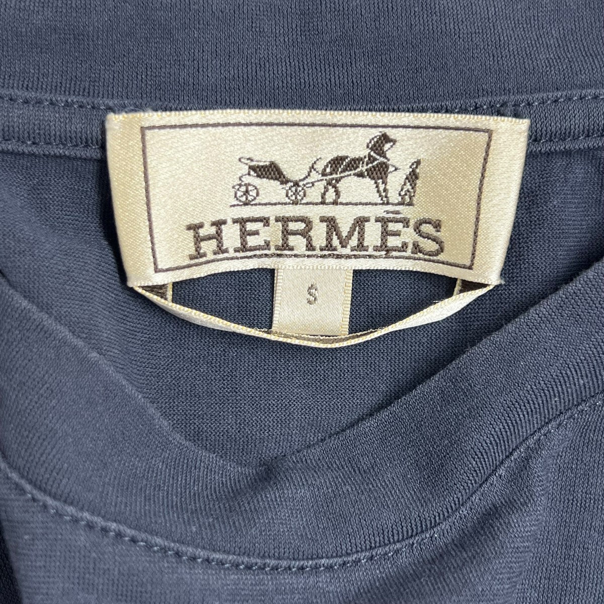 HERMES(エルメス) ポケットTシャツ ネイビー サイズ 15｜【公式 ...