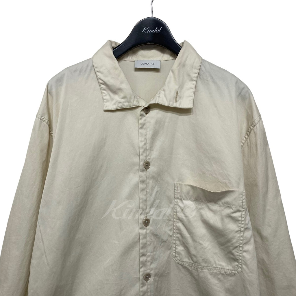 ルメール LEMAIRE 「GARMENT DYED COTTON TWILL 映し OVERSHIRT 