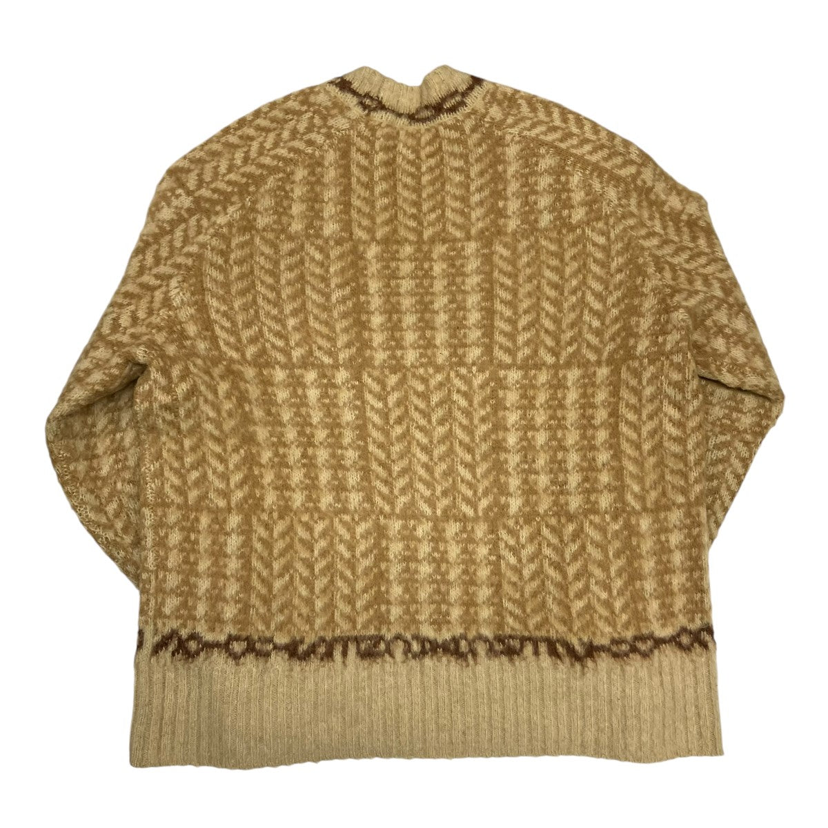 ACNE STUDIOS(アクネストゥディオズ) ハウンドトゥースチェッククルーネックニットFN-MN-KNIT000279/B60203  FN-MN-KNIT000279/B60203 ブラウン×ベージュ サイズ S｜【公式】カインドオルオンライン ブランド古着・中古通販【kindal】