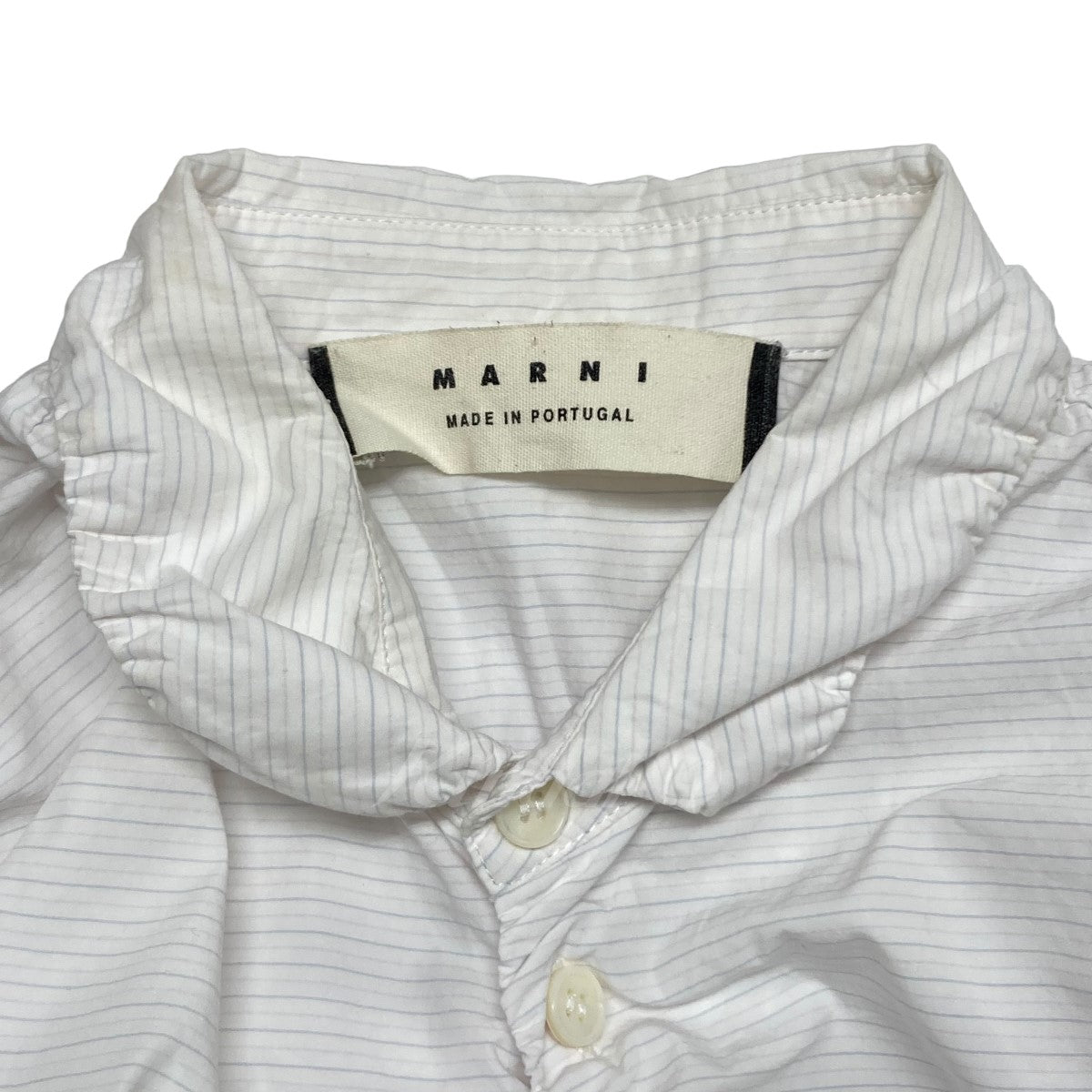 MARNI(マルニ) コットンシャツ CAMAP73A01TCU55 ホワイト サイズ 13 ...