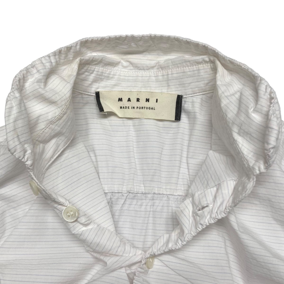 MARNI(マルニ) コットンシャツ CAMAP73A01TCU55 ホワイト サイズ 13 ...