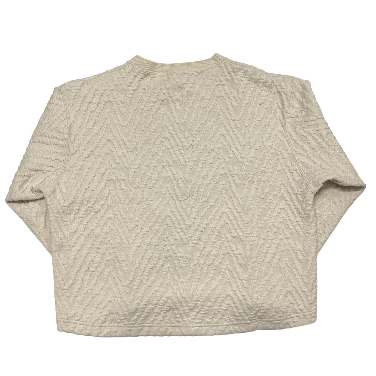 UNITED ARROWS(ユナイテッドアローズ) キルト ジャカード スウェットプルオーバー1512-241-1052