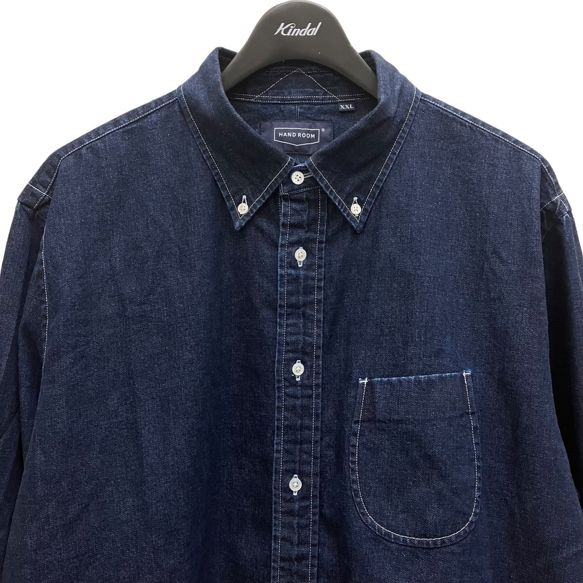 HAND ROOM 8oz DENIM BUTTON DOWN SHIRTS - シャツ