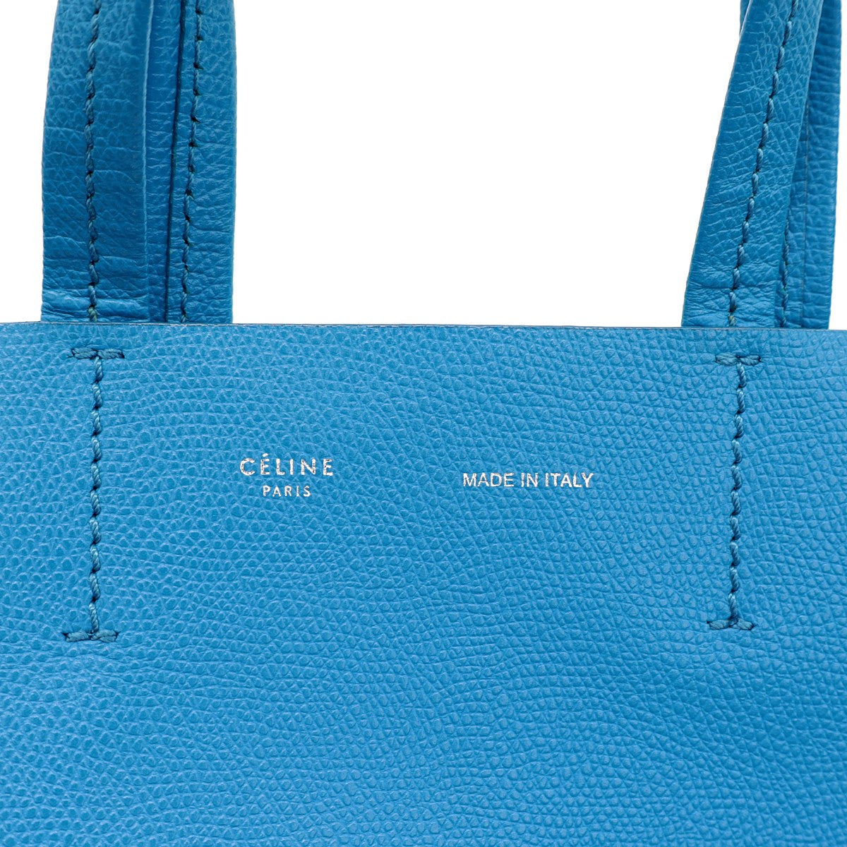 CELINE(セリーヌ) バーティカルカバ スモール2WAYレザートートバッグ ブルー｜【公式】カインドオルオンライン  ブランド古着・中古通販【kindal】