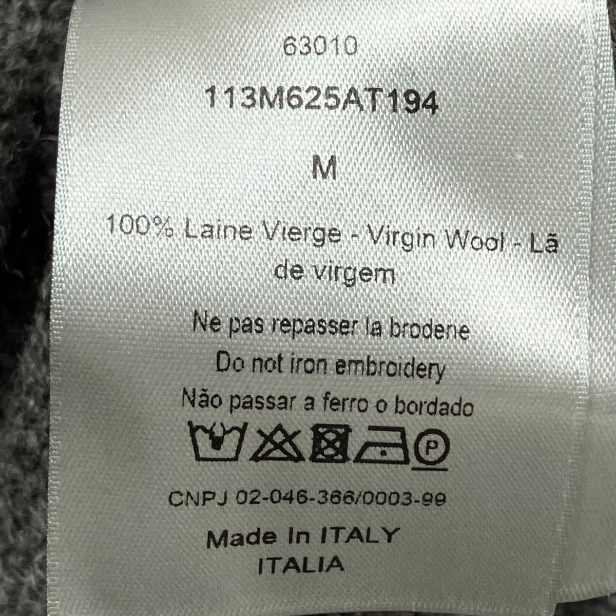 CD Icon Logo Embroidered Longsleeve Knit Sweaterセーター113M625AT194