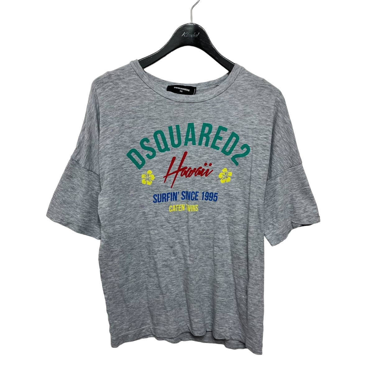 ディースクエアード DSQUARED2 20SS ロゴベアトップ S72NC0881 レッド サイズ：XS DSQUARED2(ディースクエアード) 20SSロゴベアトップS72NC0881