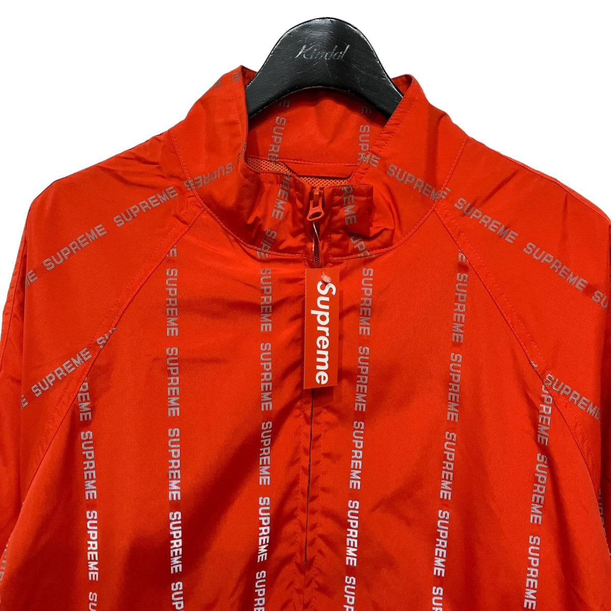 Supreme(シュプリーム) Reflective Text Track Jacketジップジャケット