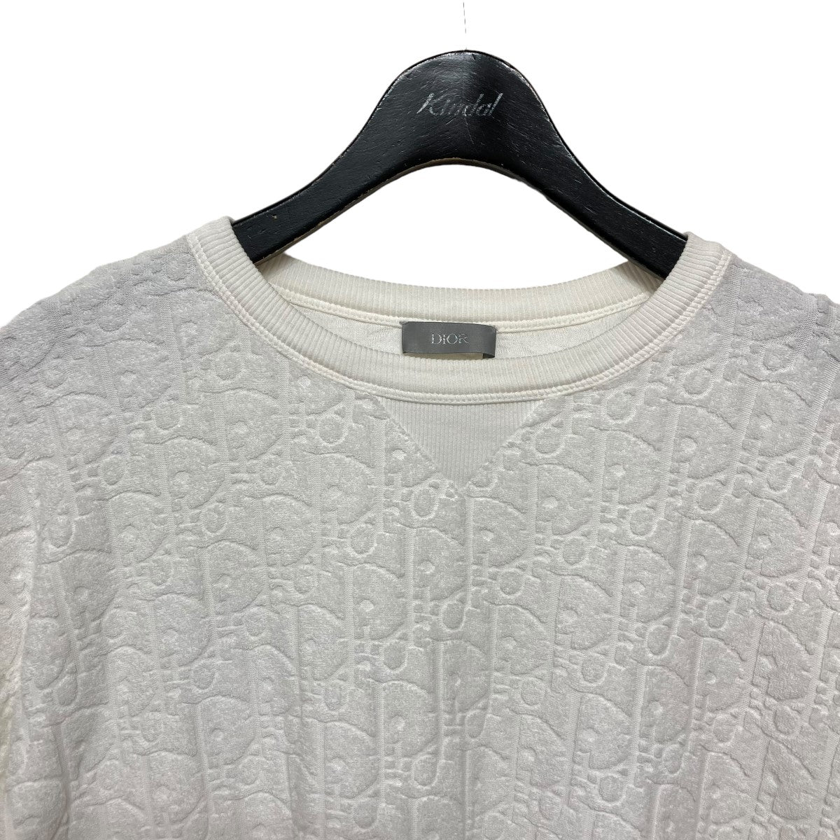 オブリークジャガードパイルTシャツ  113J692A0614