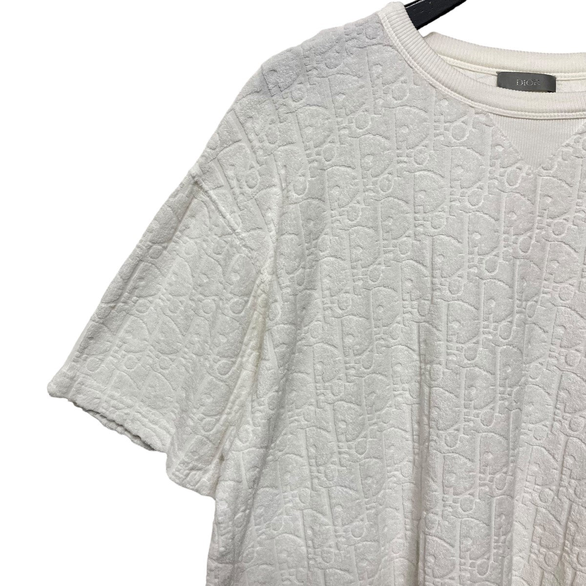 オブリークジャガードパイルTシャツ  113J692A0614