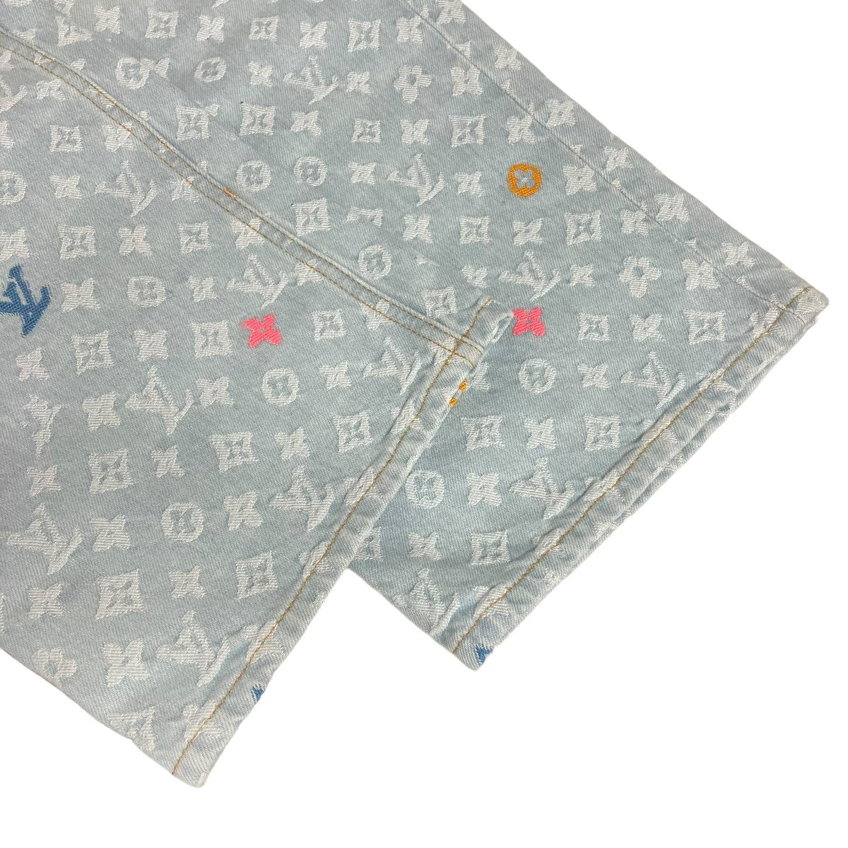LOUIS VUITTON×Tyler 24SSモノグラムデニムパンツRM242MM KCB HRD01X