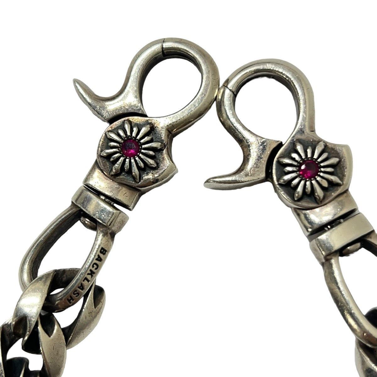SILVER925+RUBY CLASSIC WALLET-CHAINウォレットチェーン