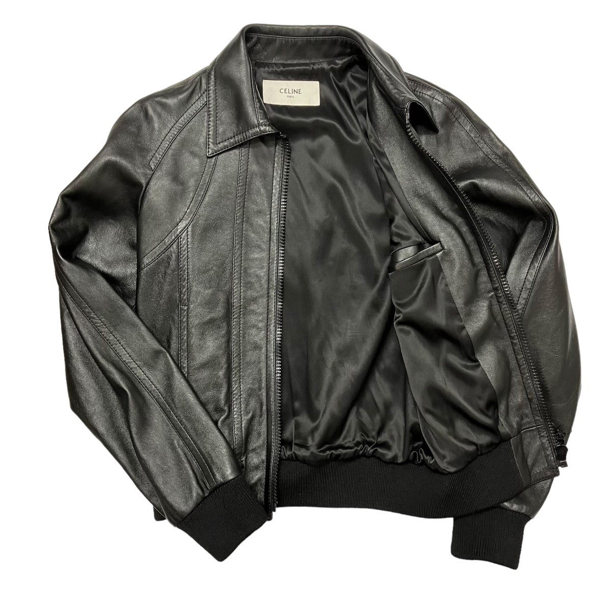 CELINE(セリーヌ) カットアウト レザージャケット2EF32280D 2EF32280D 