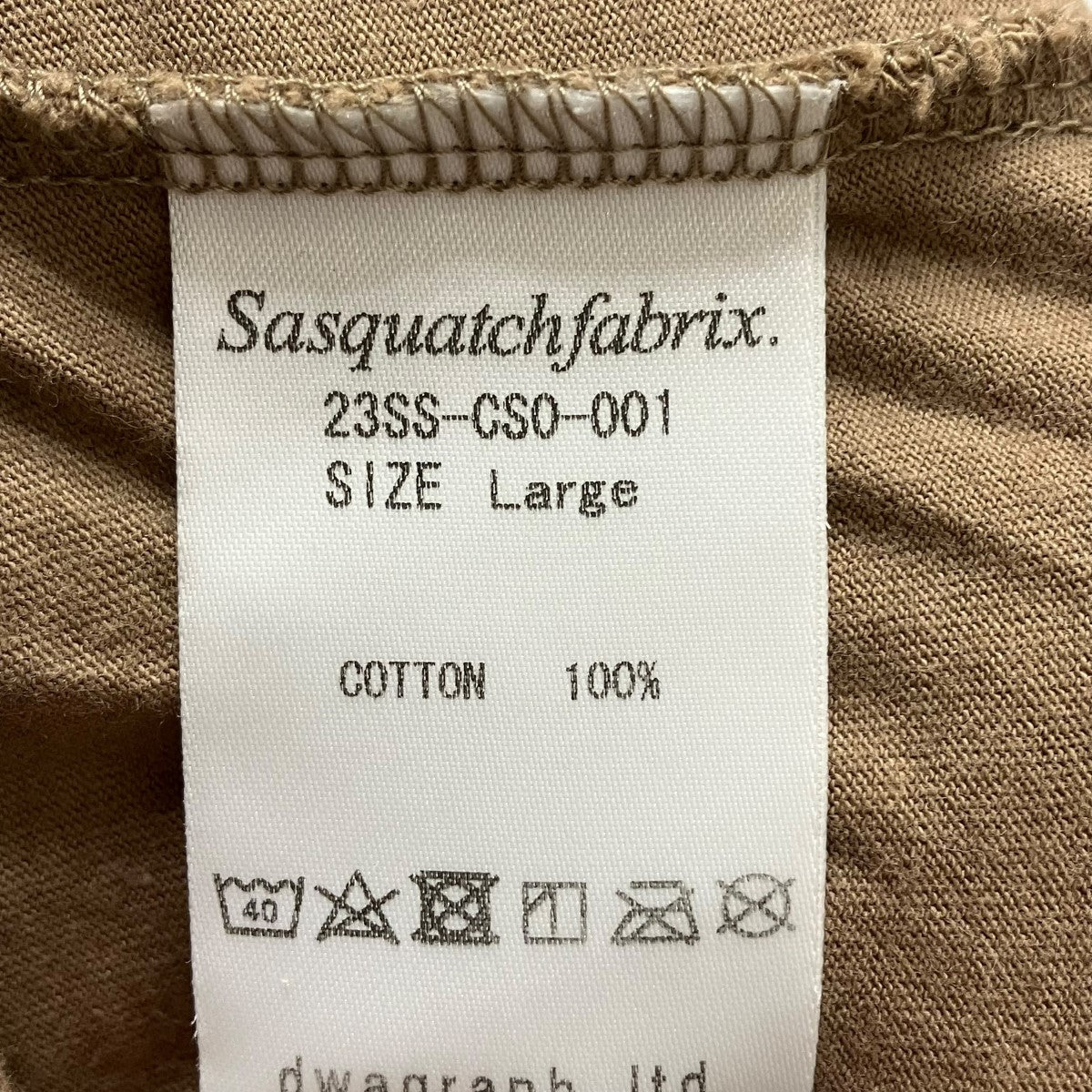トップス Sasquatchfabrix. 23SS ETIOPIA NO SLEEVE 74161853b_b_06_215.jpg