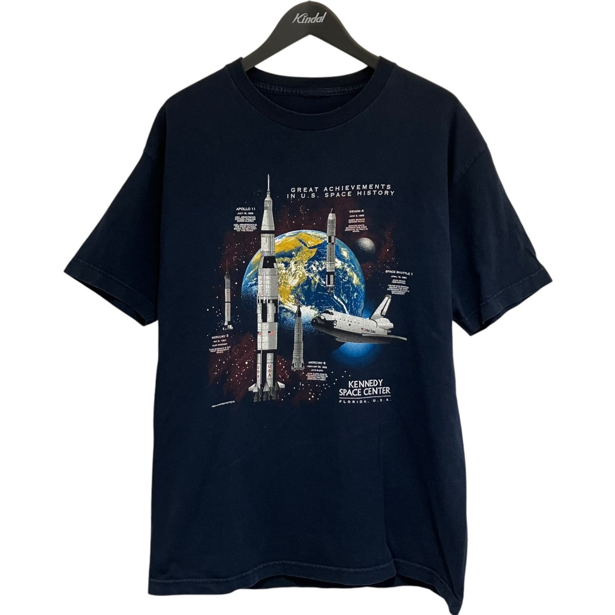 USED(ユーズド) 00s KENNEDY SPACE CENTER Print S S TeeTシャツ