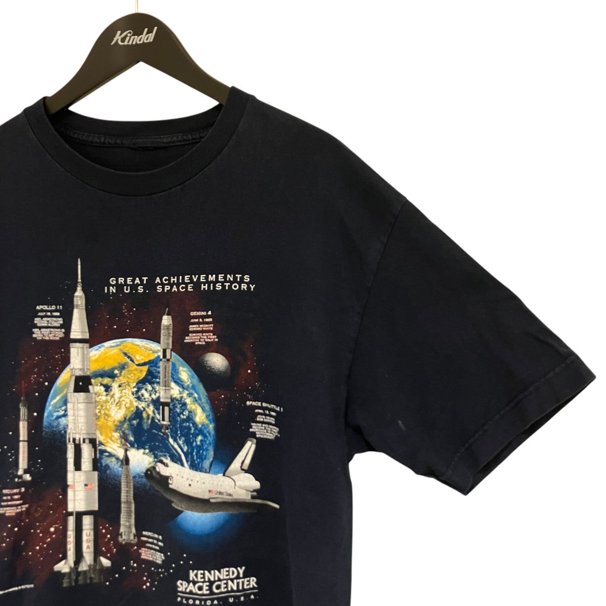 USED(ユーズド) 00s KENNEDY SPACE CENTER Print S S TeeTシャツ
