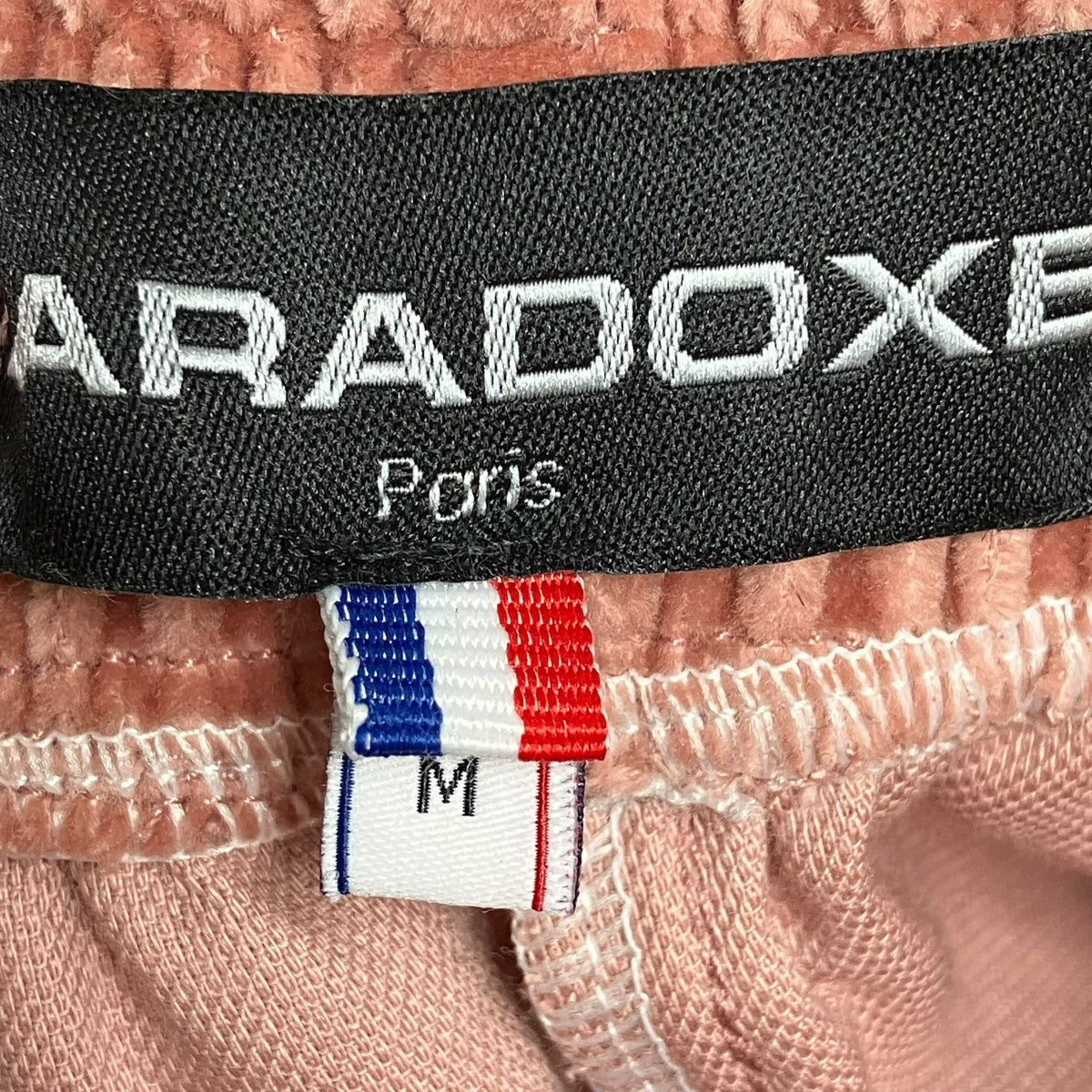 paradoxe paris(パラドックス パリス)) サイドラインベロアパンツ91-231-07-122309