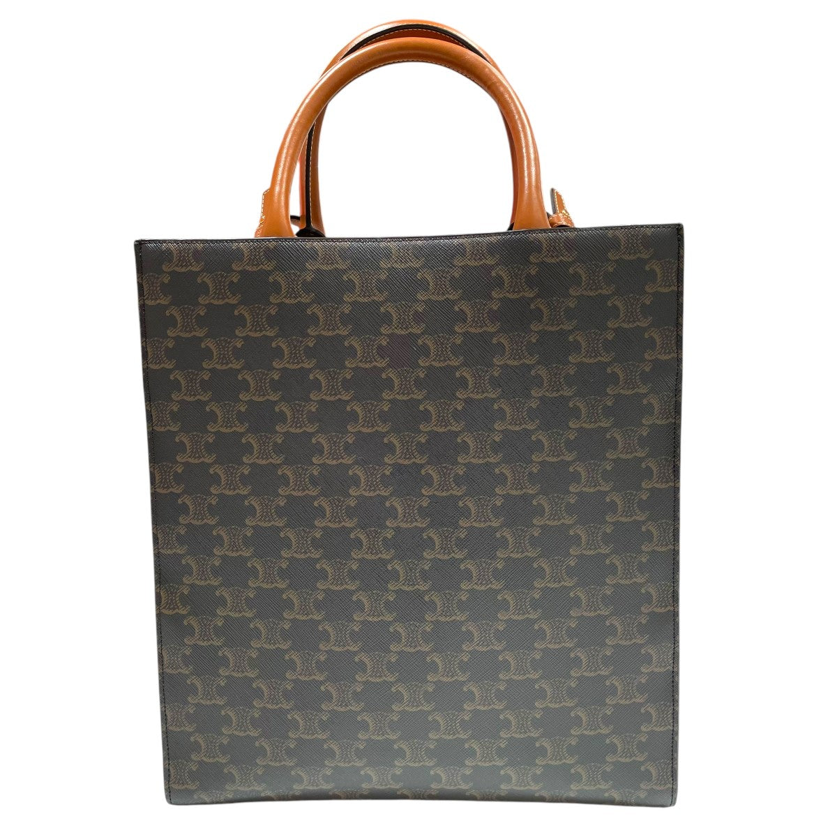 【CELINE】ASYMETRIC CLUTCH◆110763EPT CELINE ASYMETRIC CLUTCH in Triomphe Canvas XL and Calfskin