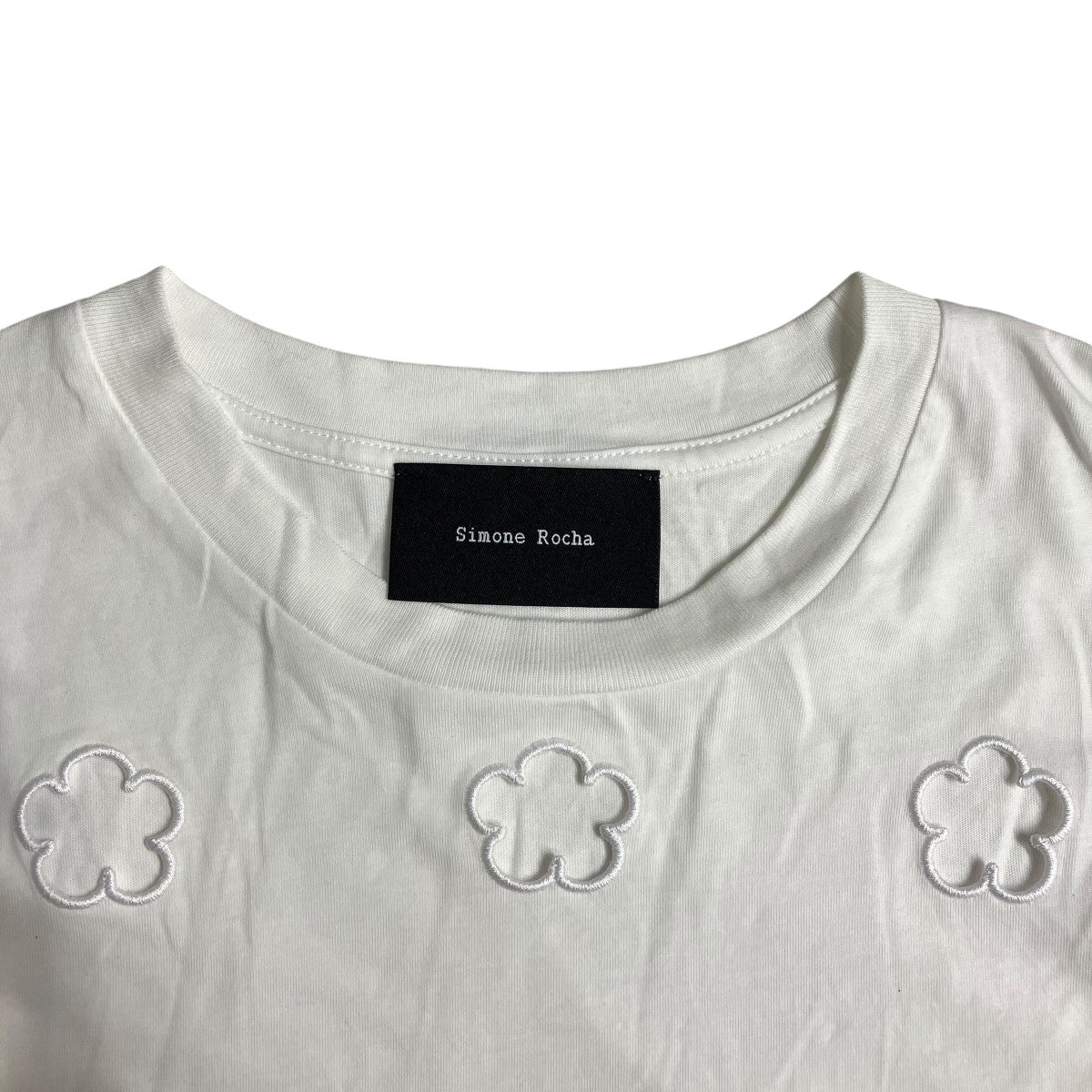 Simone Rocha(シモーネロシャ) カットアウトTシャツTS362 0553