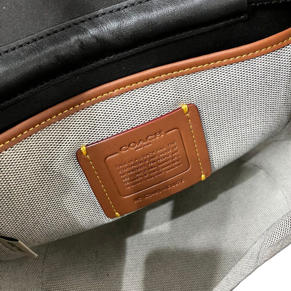 COACH(コーチ) タビー バックパック・キルティングリュックC248-CU076 C248-CU076  ブラック×ゴールド｜【公式】カインドオルオンライン ブランド古着・中古通販【kindal】