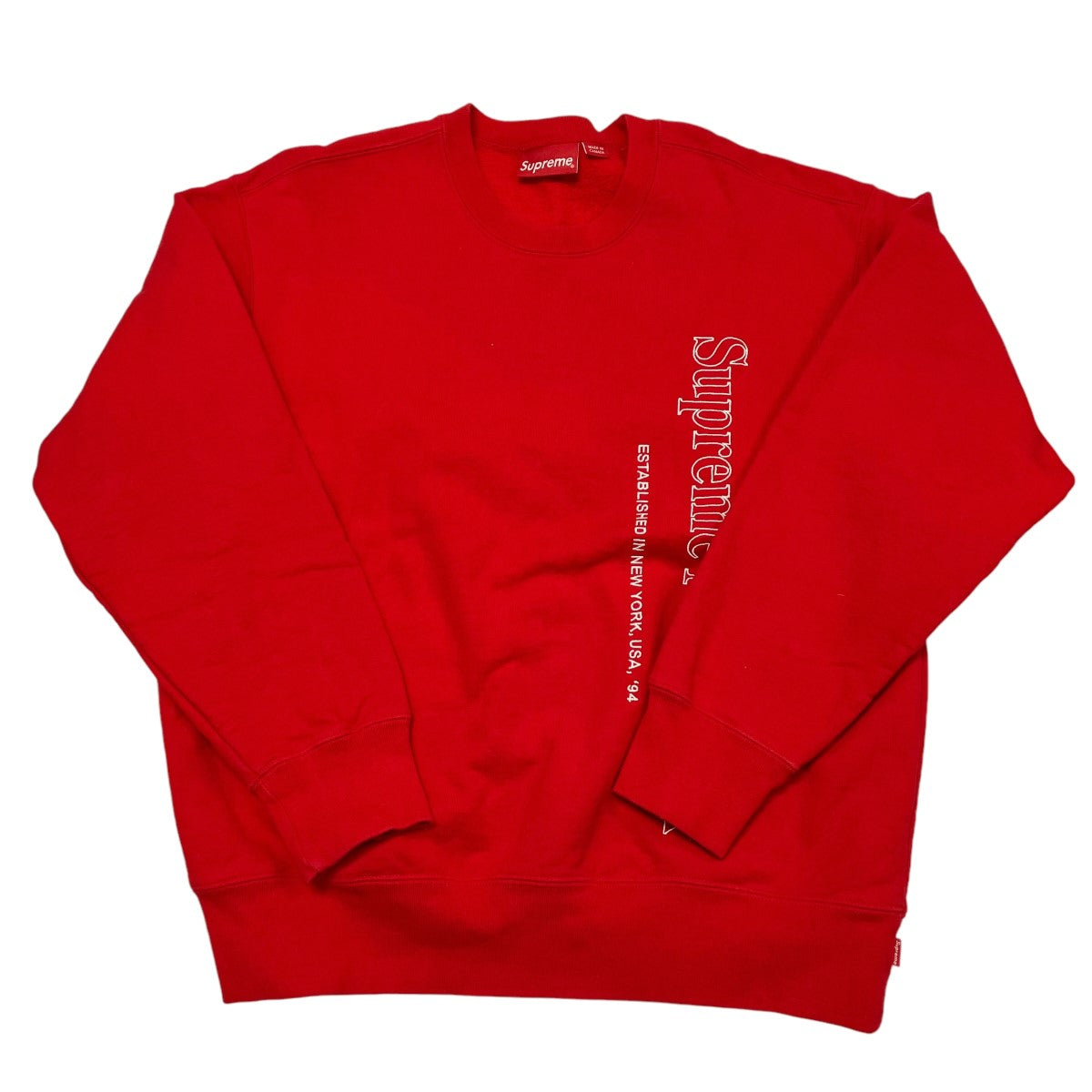 Supreme(シュプリーム) 20AWSide Logo Crewneckトレーナー