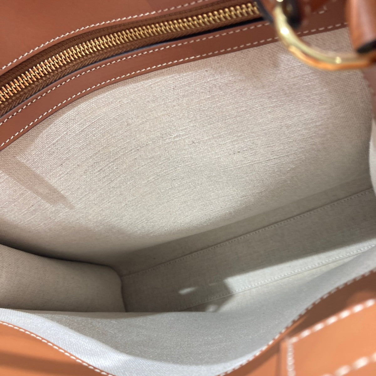 CELINE ジャガードストライプトートバッグ 古着・中古-5枚目のアイテム画像